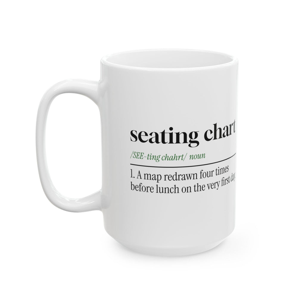 Funny Teacher Coffee Mug Seating Chart Dictionary For Teachers