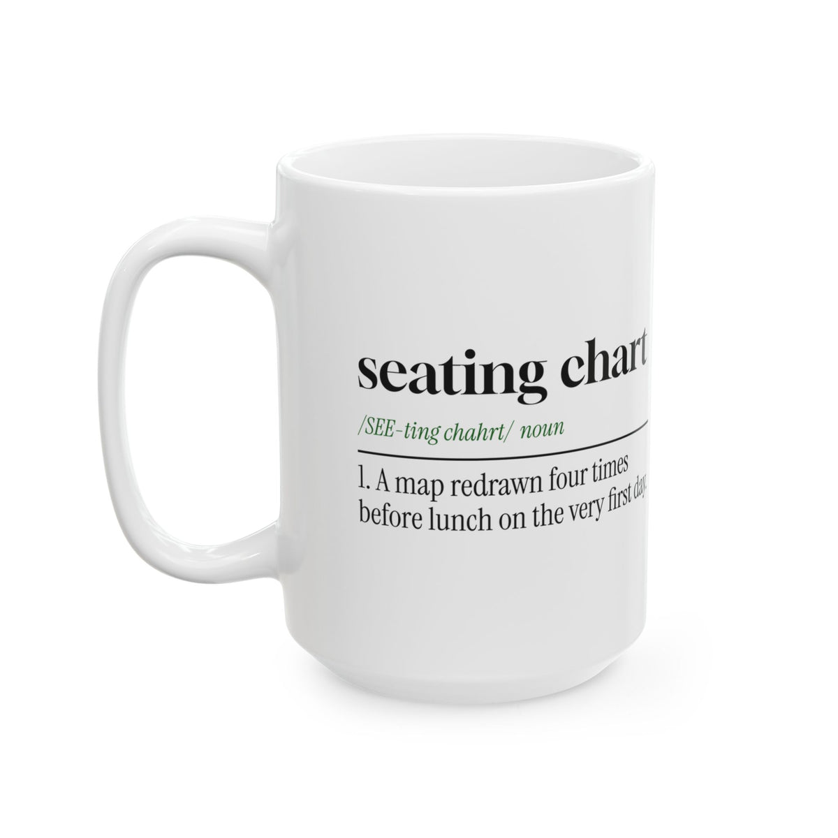 Funny Teacher Coffee Mug Seating Chart Dictionary For Teachers