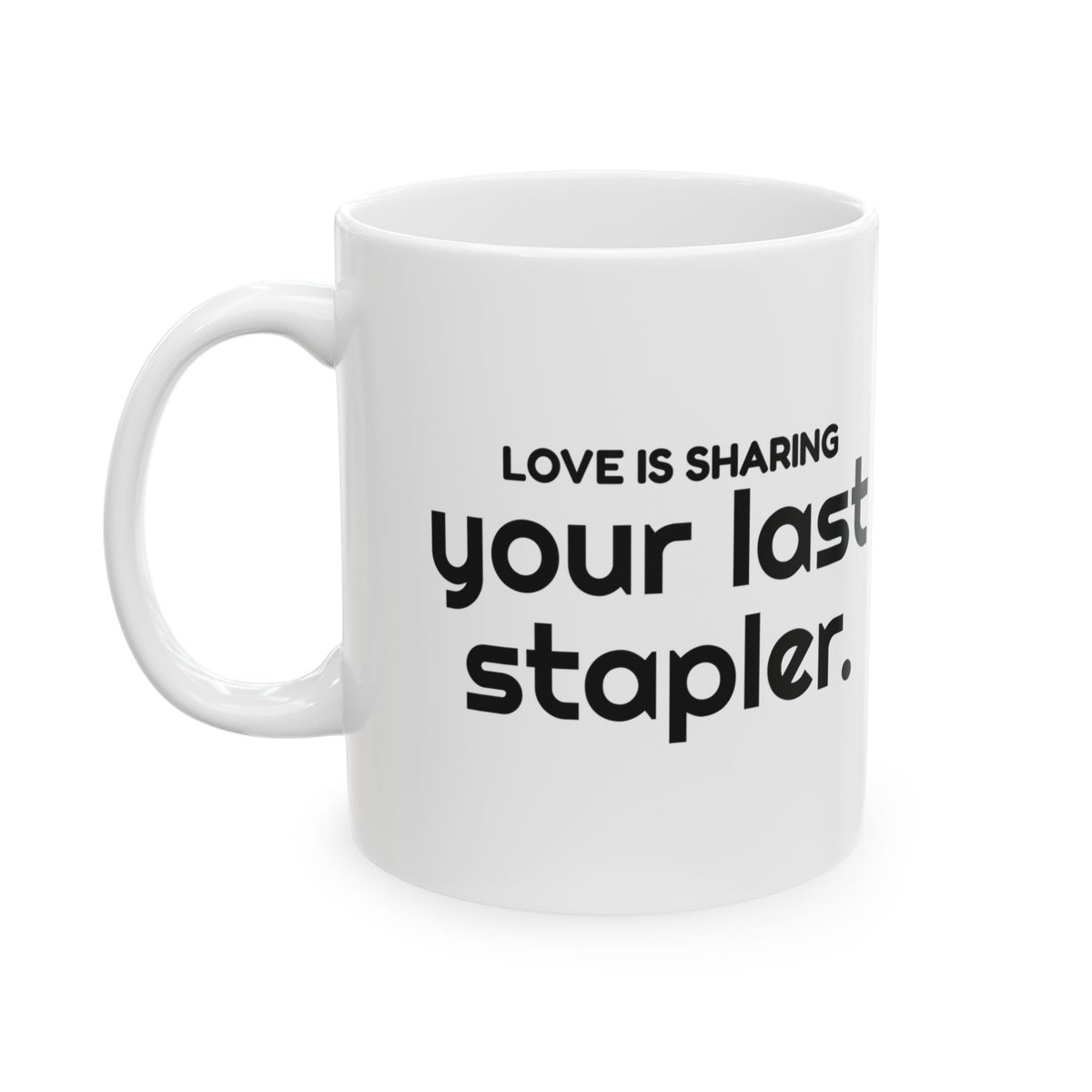 Funny Valentine Coffee Mug Stapler Joke For Coworkers