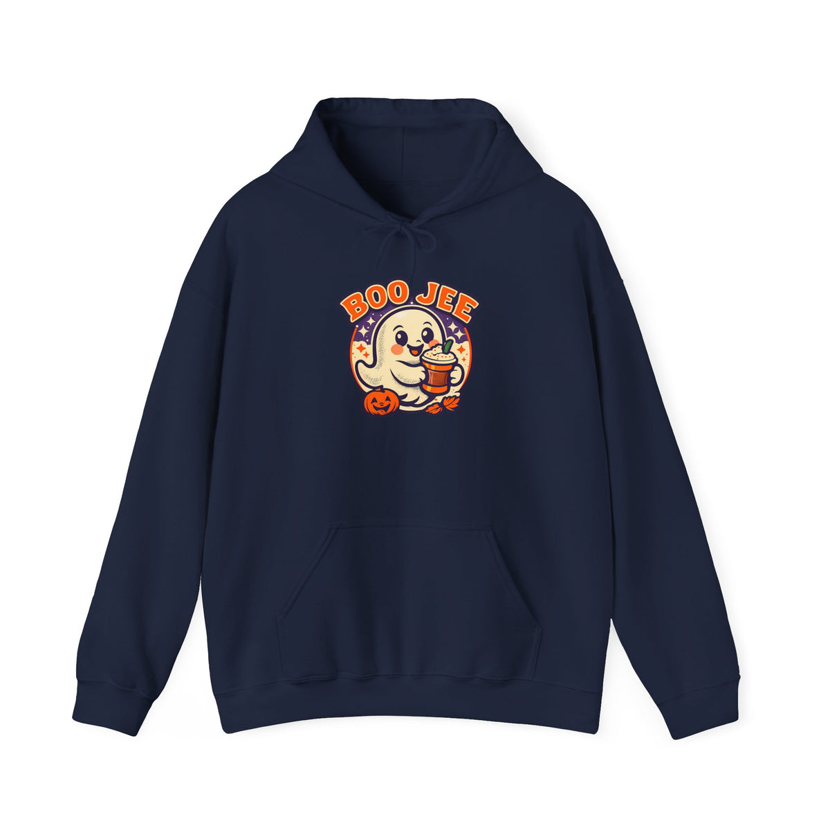 Boo Jee Funny Ghost Pumpkin Spice Hoodie