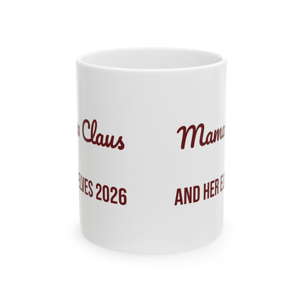 Christmas Coffee Mug Mama Claus And Her Elves 2026 For Moms