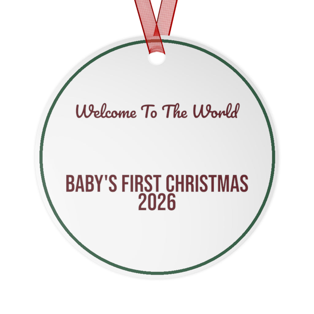 Christmas Ornament 2026 Welcome To The World Newborn Keepsake
