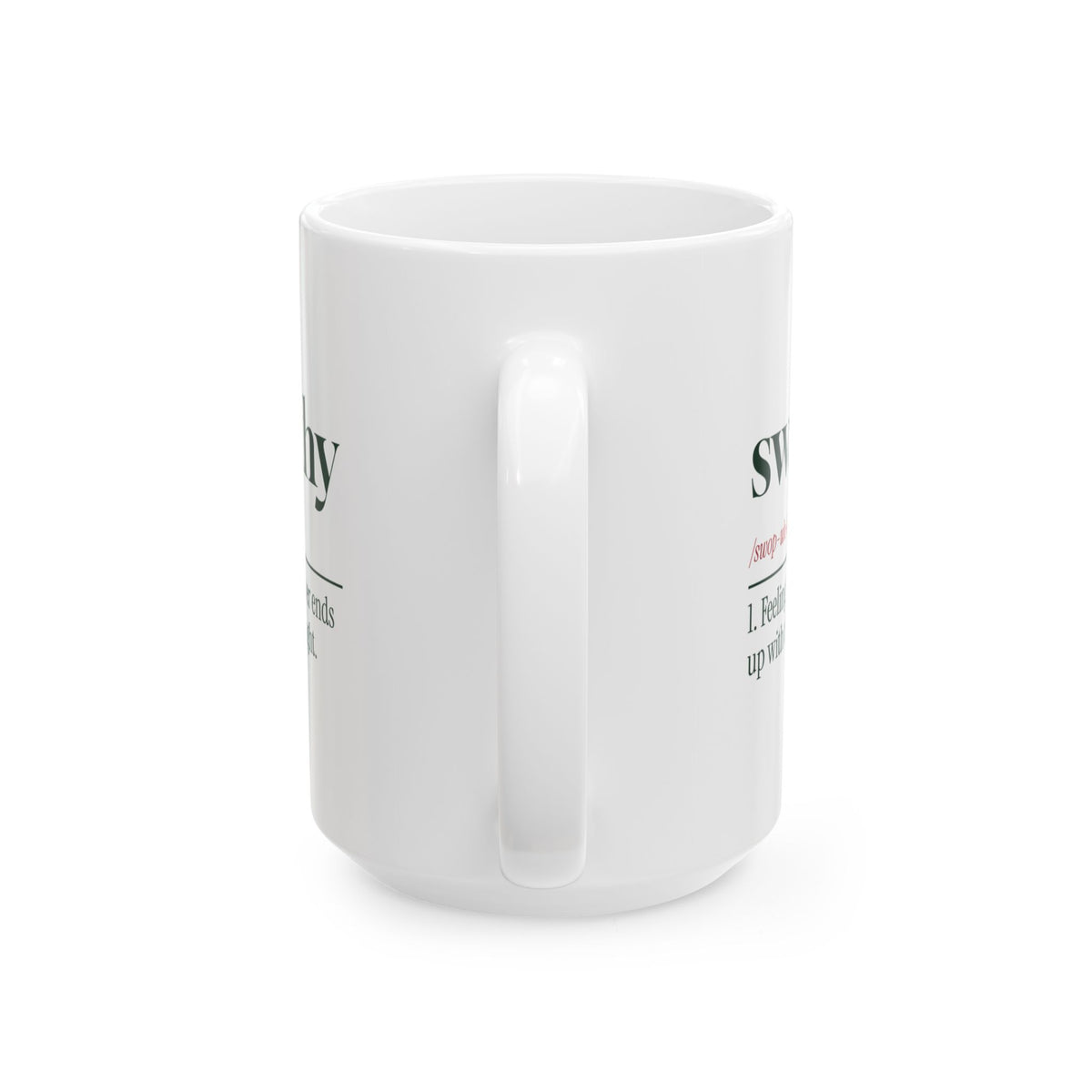 Funny White Elephant Coffee Mug Swapathy Definition