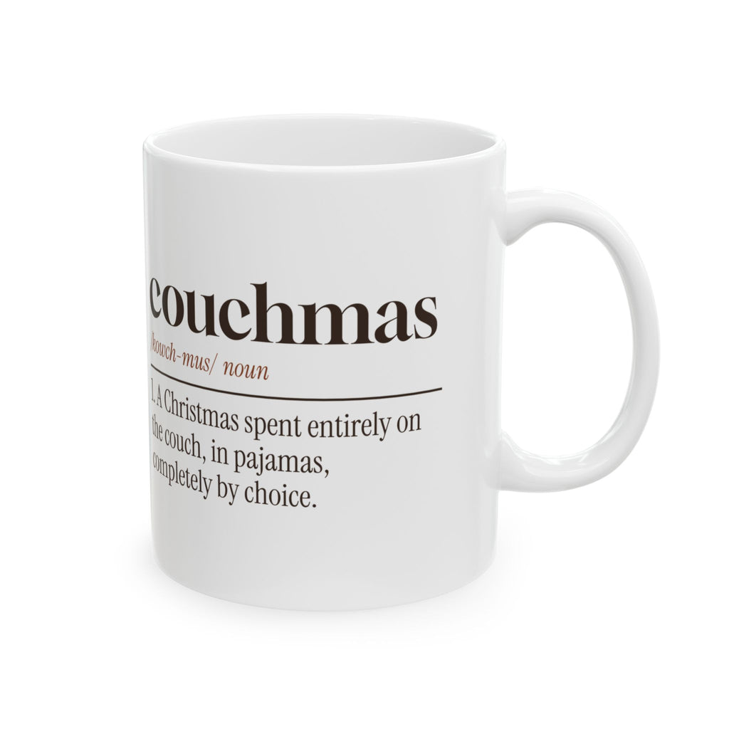 Funny Christmas Introvert Coffee Mug Couchmas Definition