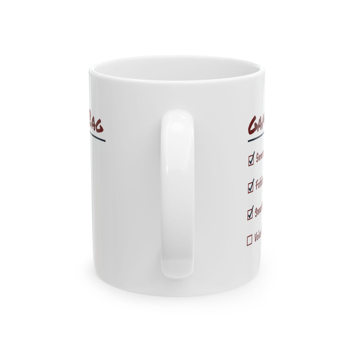 Funny Baseball Mom Coffee Mug Game Day Bag Checklist