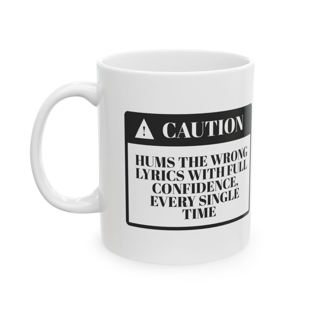Funny Husband Coffee Mug Wrong Lyrics For Him