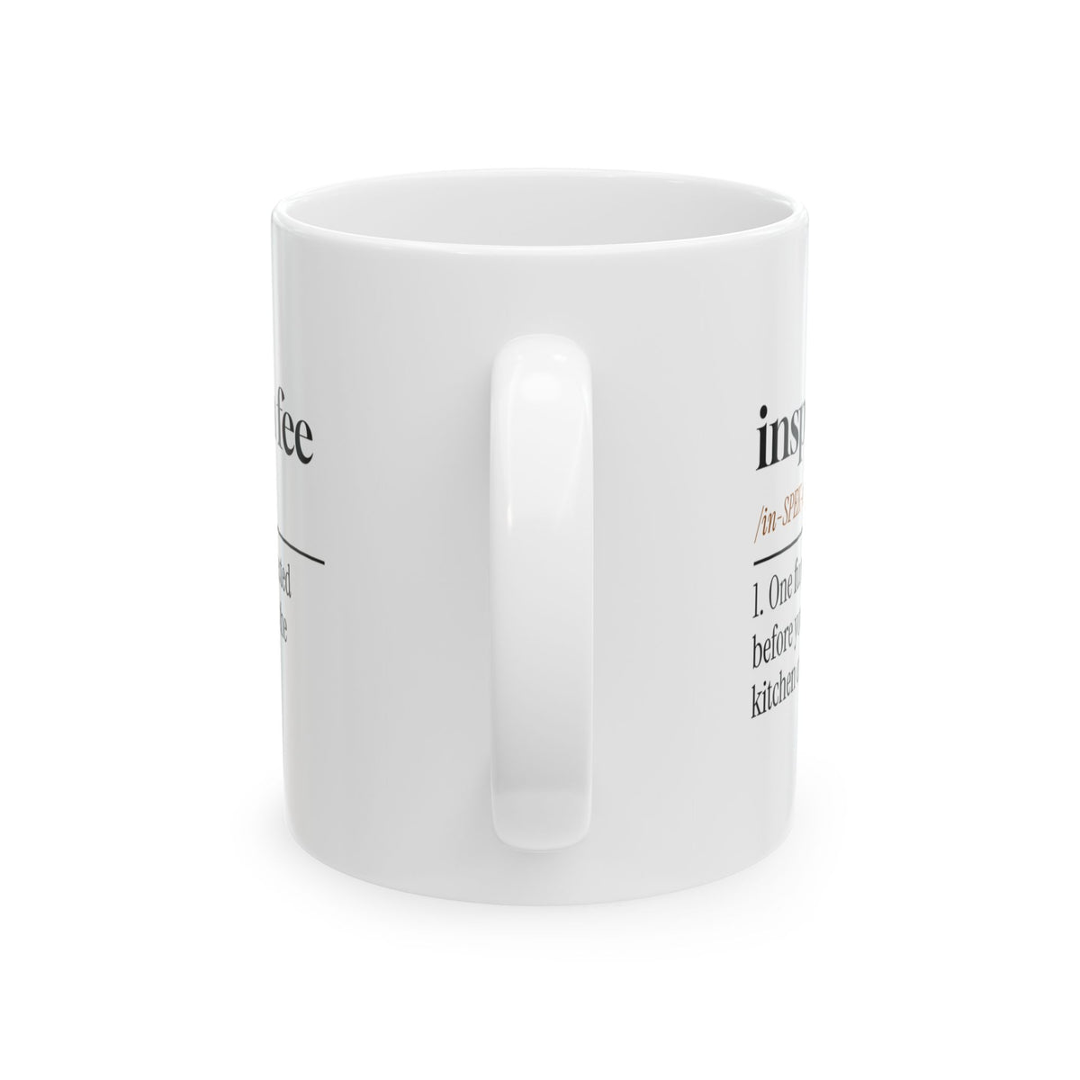Inspection Fee Coffee Mug Dictionary Definition Funny Parent