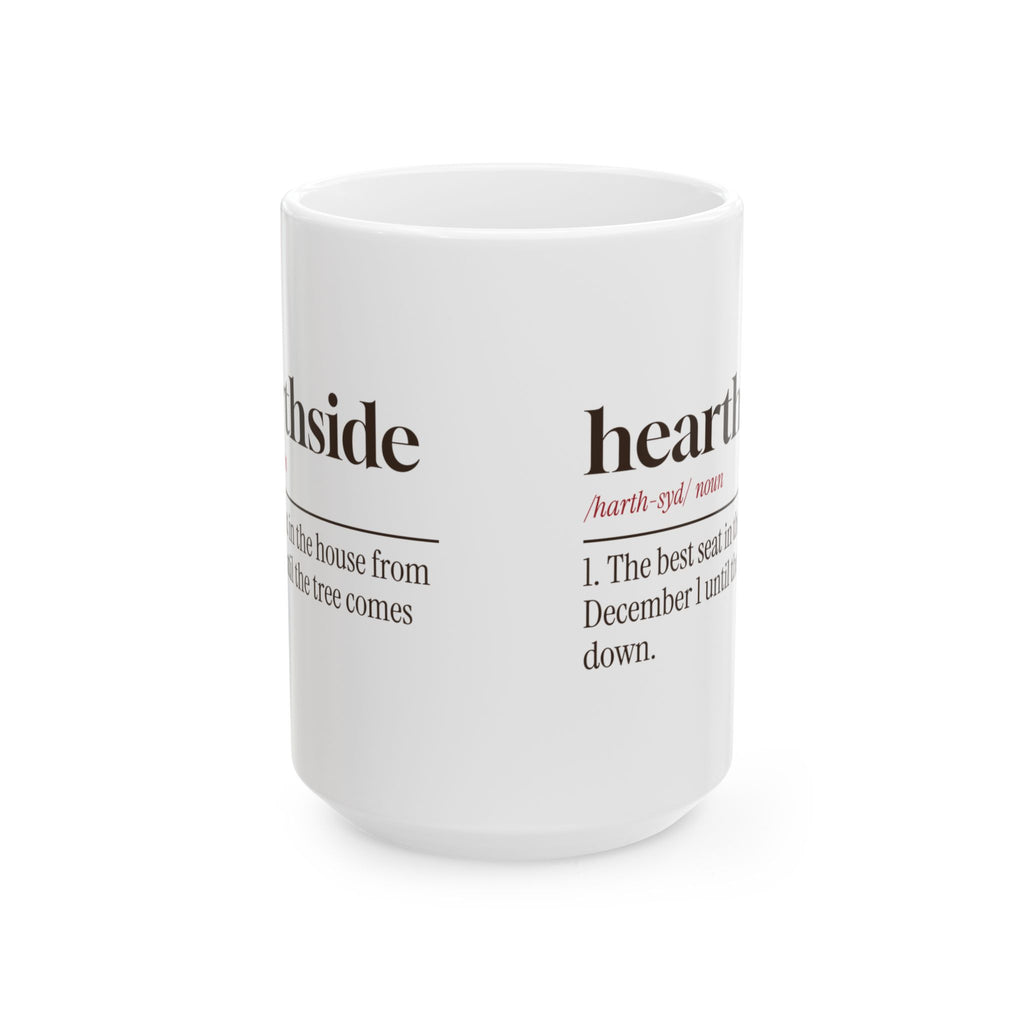Christmas Coffee Mug Hearthside Dictionary Definition