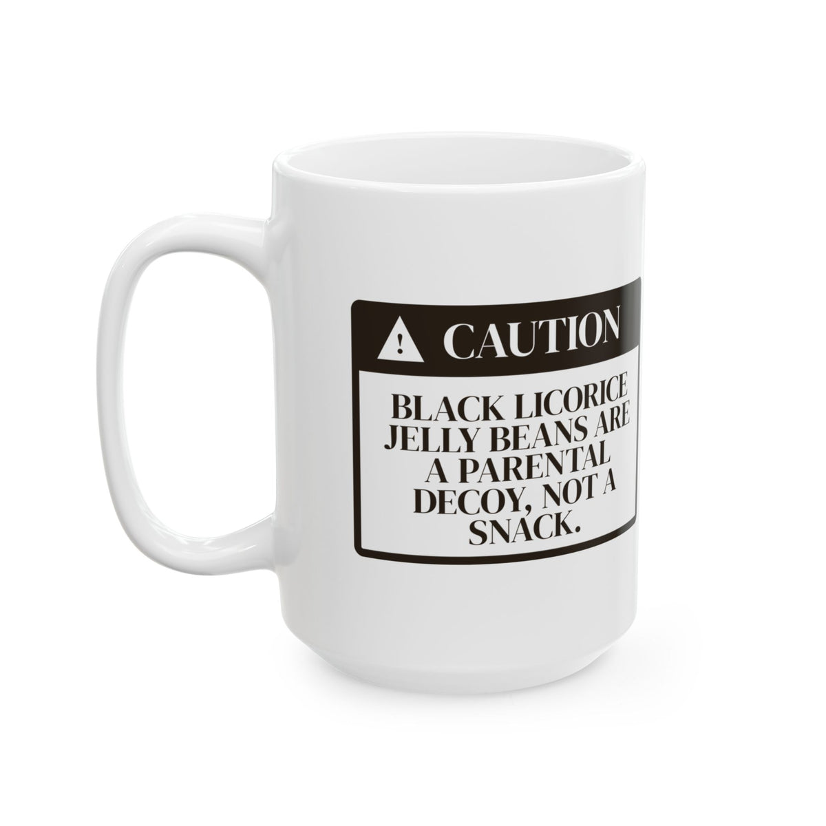 Funny Easter Jelly Bean Caution Coffee Mug For Parents