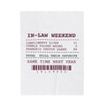Funny Christmas Throw Blanket In-Law Weekend Receipt Still Their Favorite