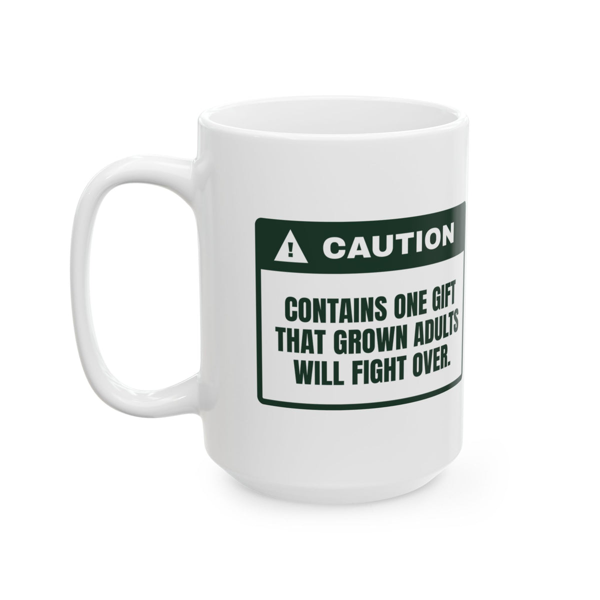 Funny White Elephant Coffee Mug Grown Adults Will Fight Over This