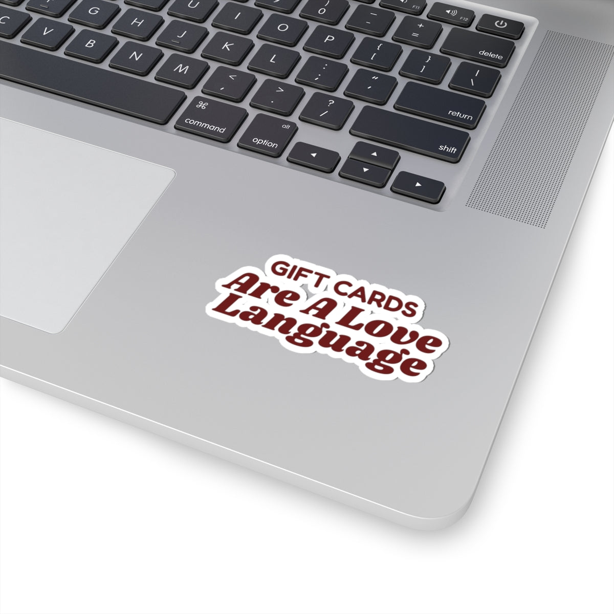 Funny Christmas Shopping Sticker Gift Cards Are A Love Language