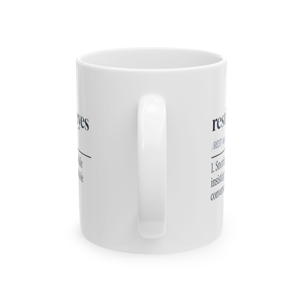 Funny Dad Nap Coffee Mug Resting My Eyes Dictionary Definition