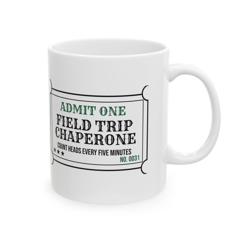 Field Trip Chaperone Coffee Mug Count Heads Every Five Minutes