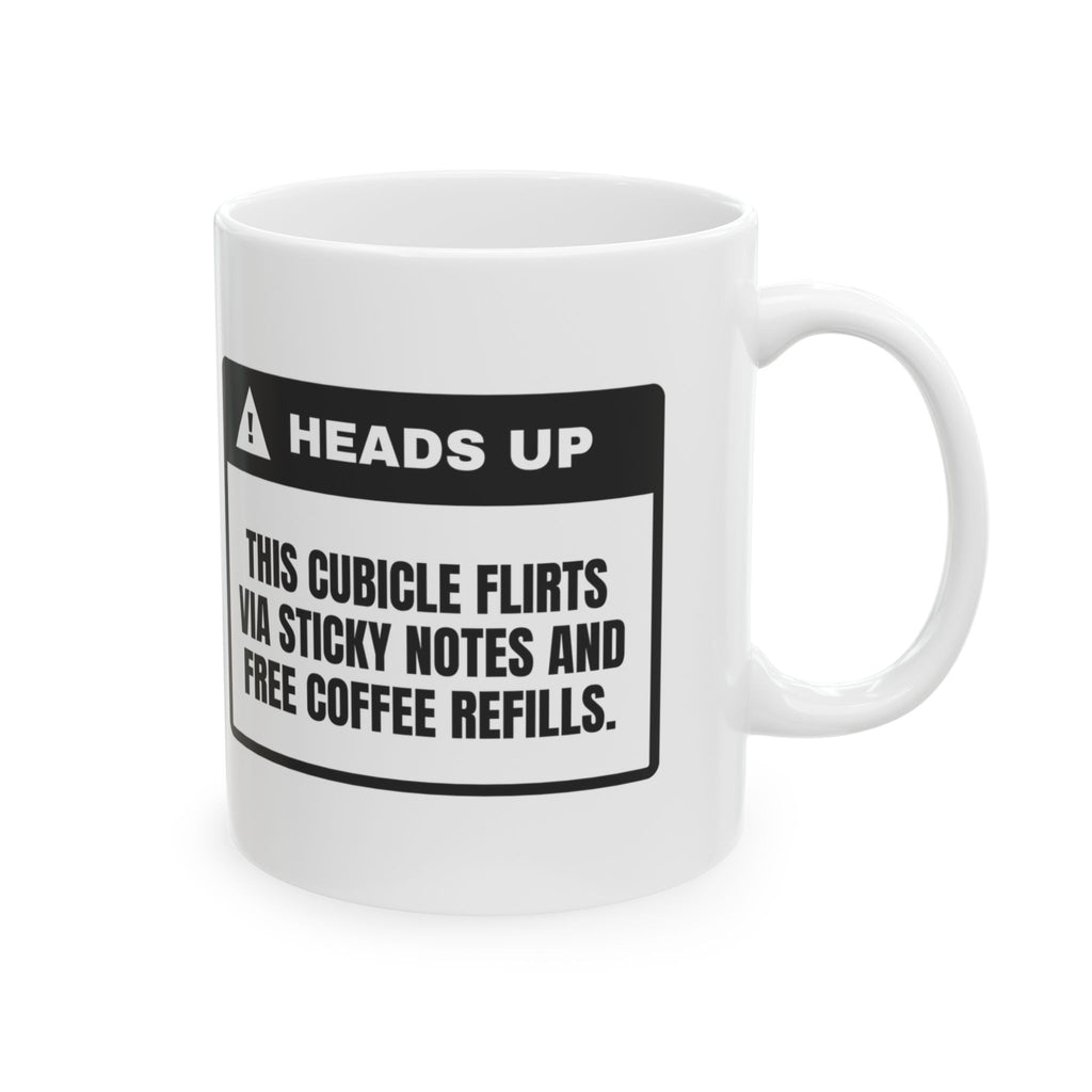 Sticky Note Flirt Coffee Mug For Coworkers