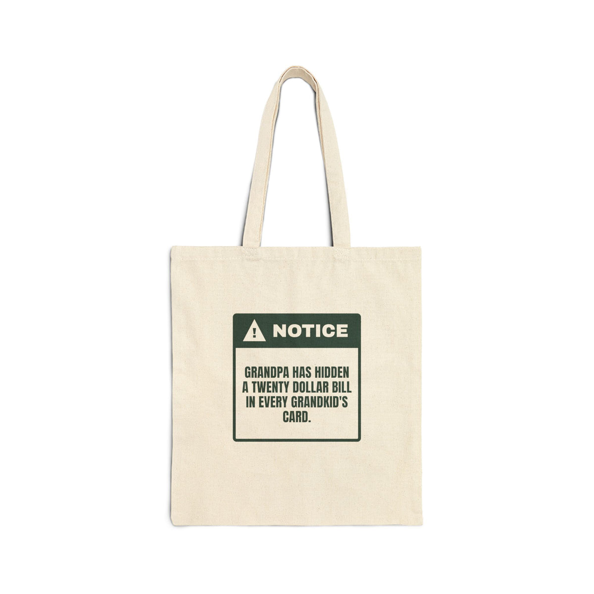 Funny Christmas Grandpa Tote Bag A Twenty In Every Card Love Grandpa