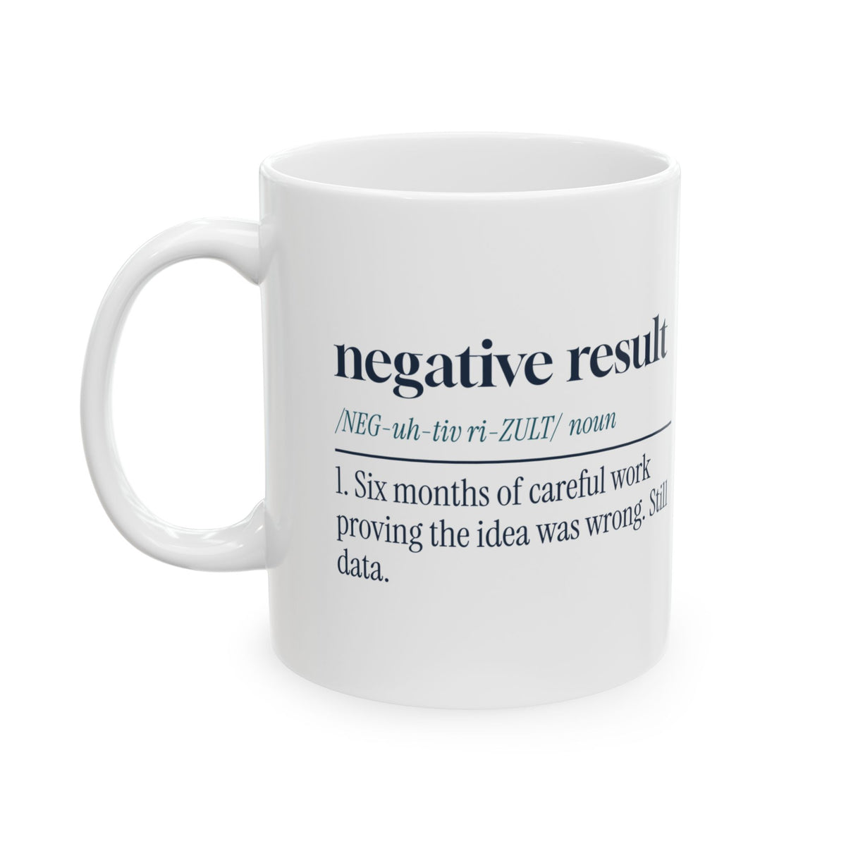 Funny Scientist Coffee Mug Negative Result Definition For Scientists