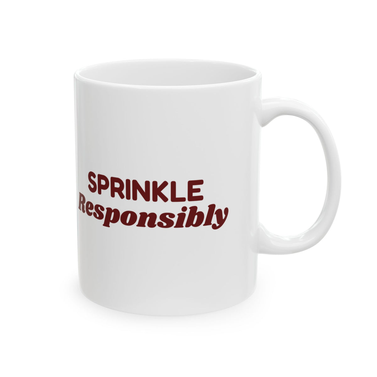 Funny Christmas Cookie Baking Coffee Mug Sprinkle Responsibly