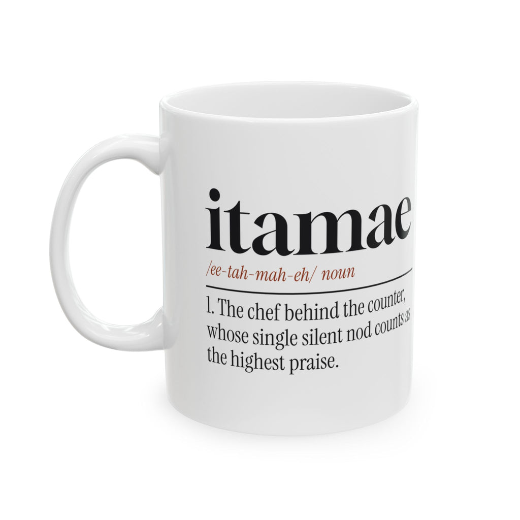 Funny Sushi Coffee Mug Itamae Definition For Sushi Chefs