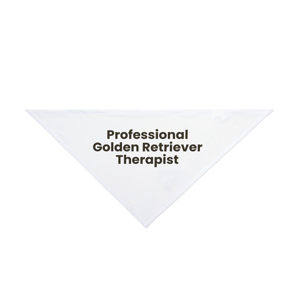 Golden Retriever Dog Bandana "Professional Golden Retriever Therapist"