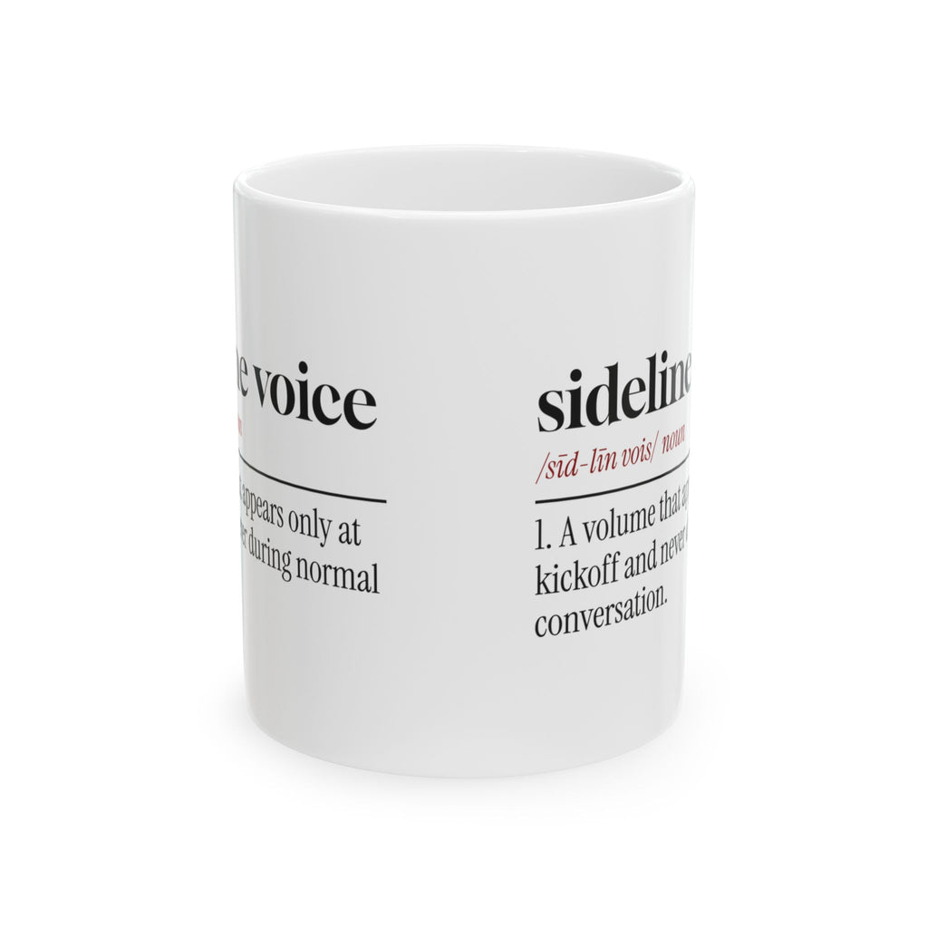 Sideline Voice Coffee Mug For Football Dad