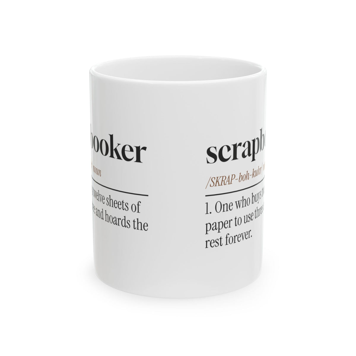 Scrapbooker Definition Coffee Mug For Crafters