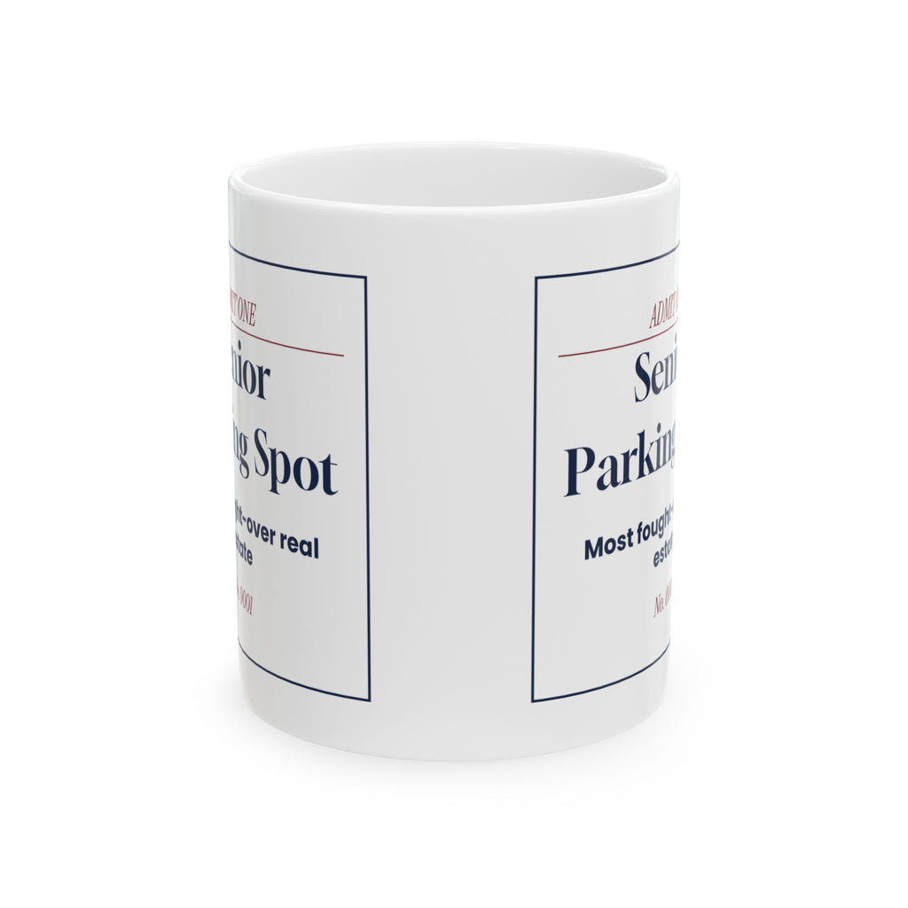 Funny Senior Parking Spot Coffee Mug Graduation Mug For Grad