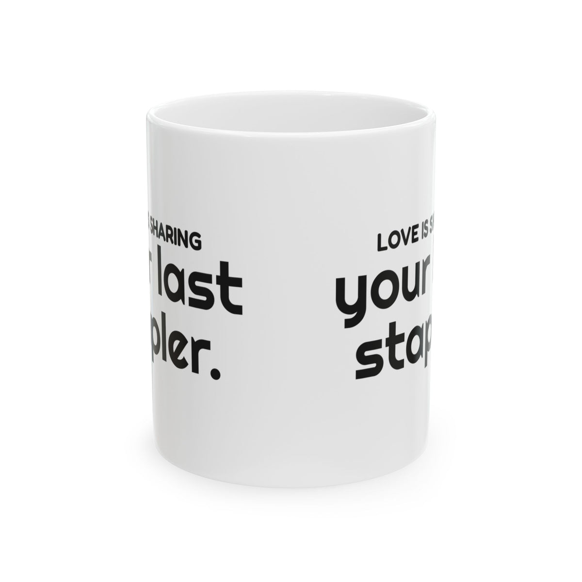 Funny Valentine Coffee Mug Stapler Joke For Coworkers