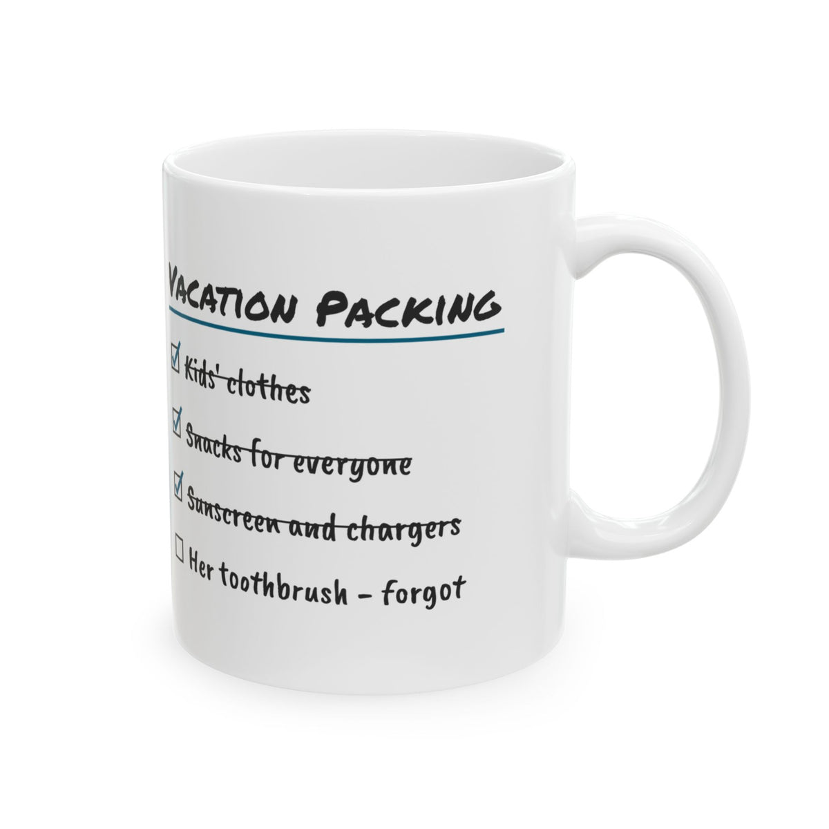 Vacation Packing Coffee Mug For Wife