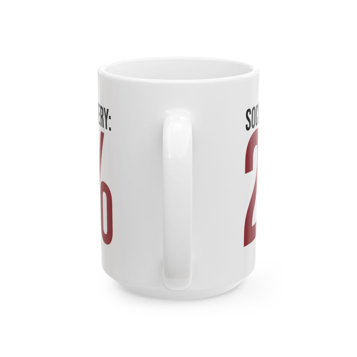 Funny Introvert Coffee Mug Social Battery 2% For Her Him