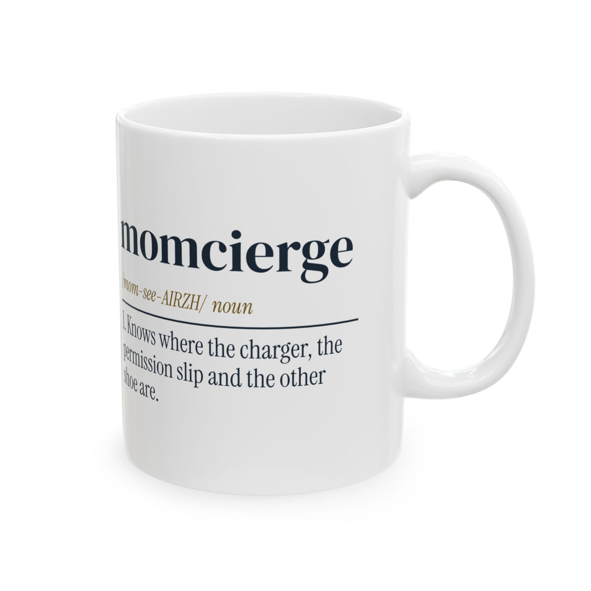 Funny Mom Coffee Mug Momcierge Dictionary Definition For Moms