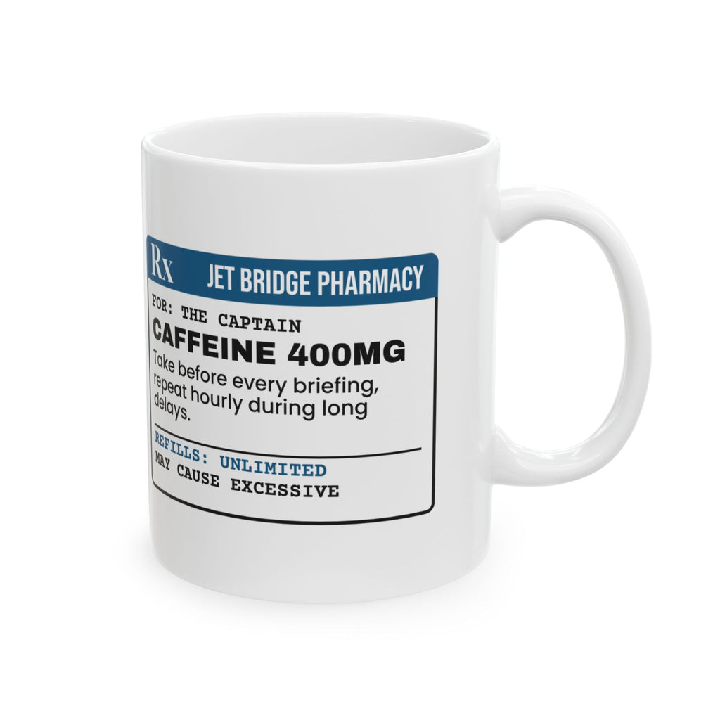 Pilot Coffee Mug Caffeine 400mg Before Every Briefing