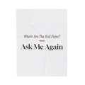Funny Holiday Host Throw Blanket Where Are The Foil Pans