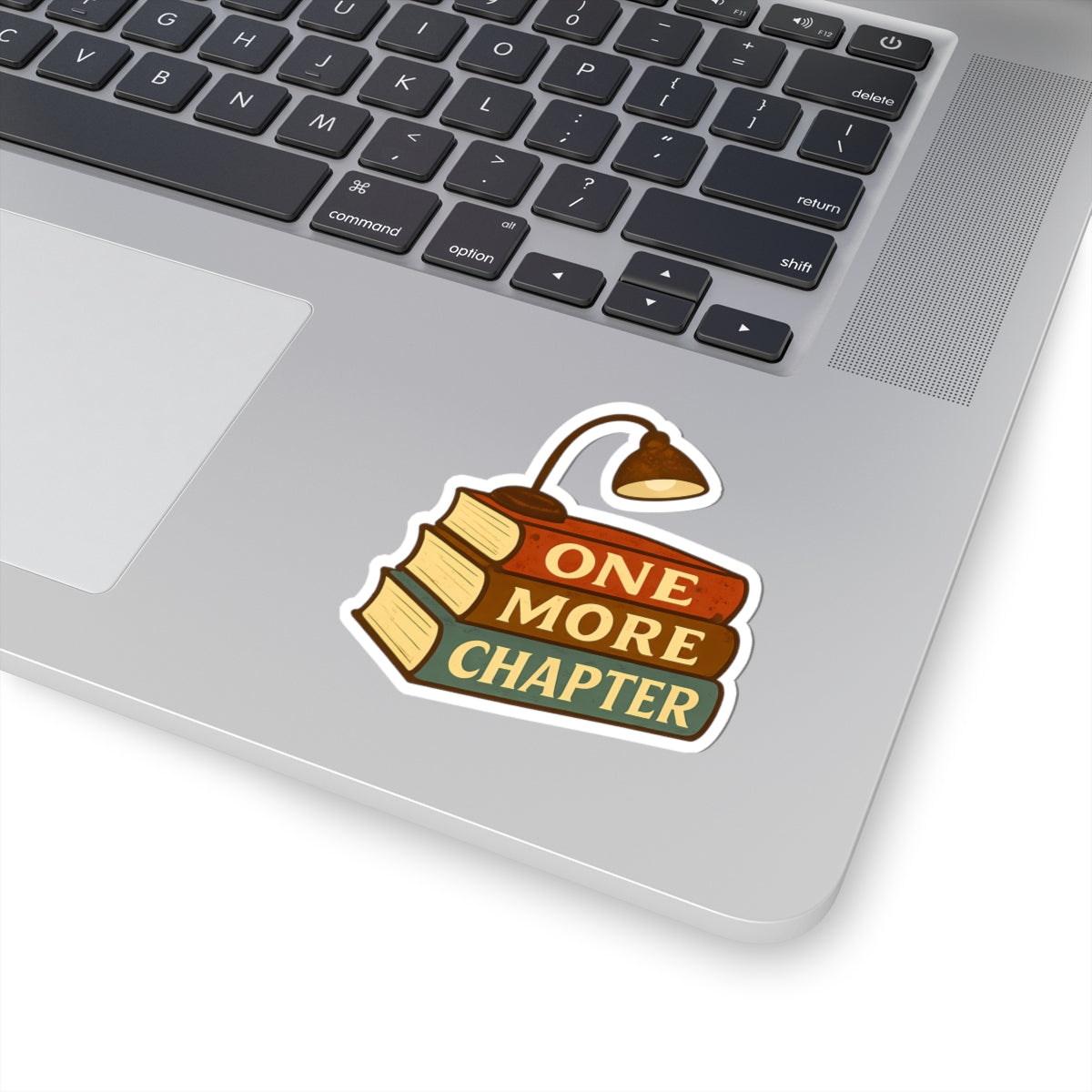 One More Chapter Funny Book Lover Reading Sticker