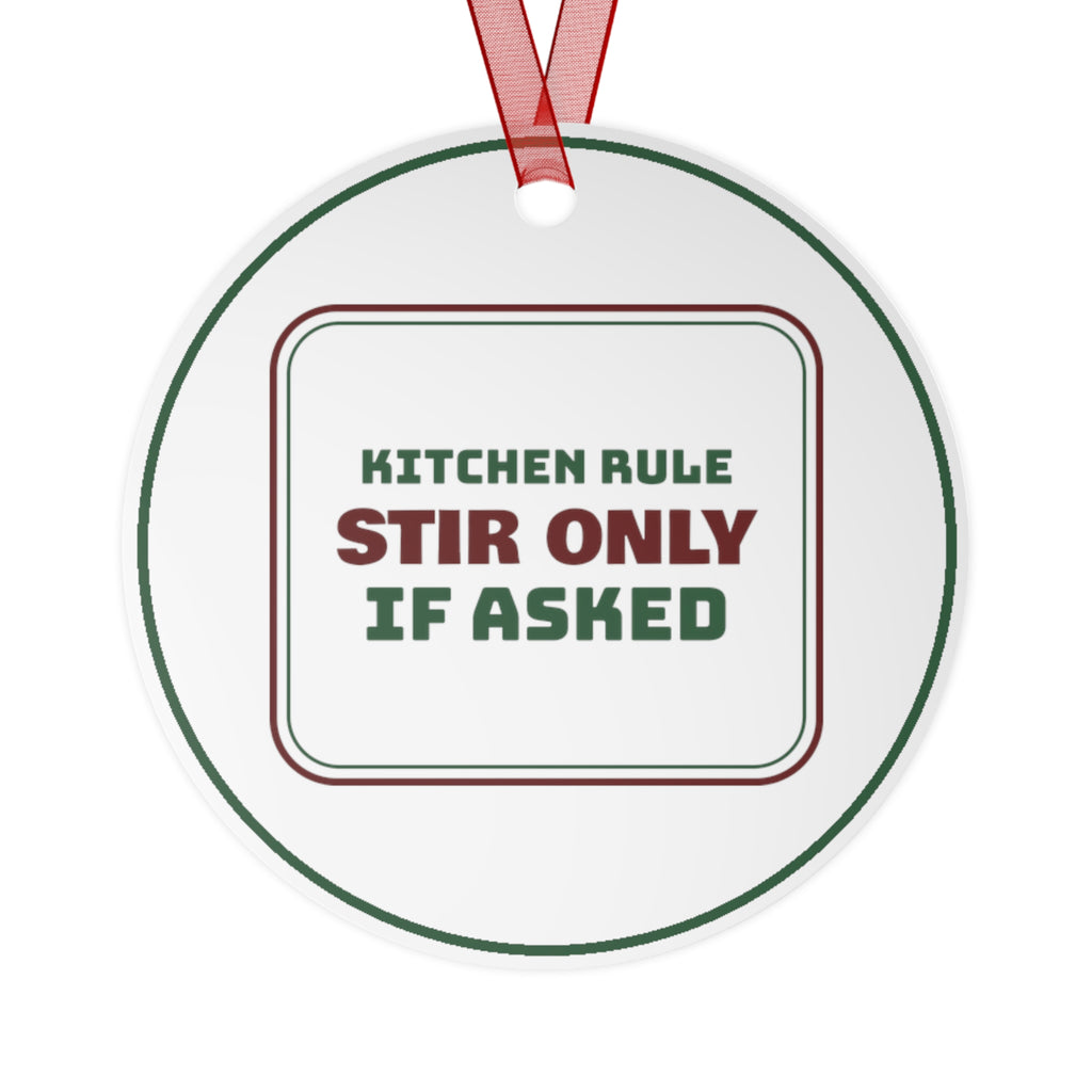 Funny Christmas Ornament Stir Only If Asked
