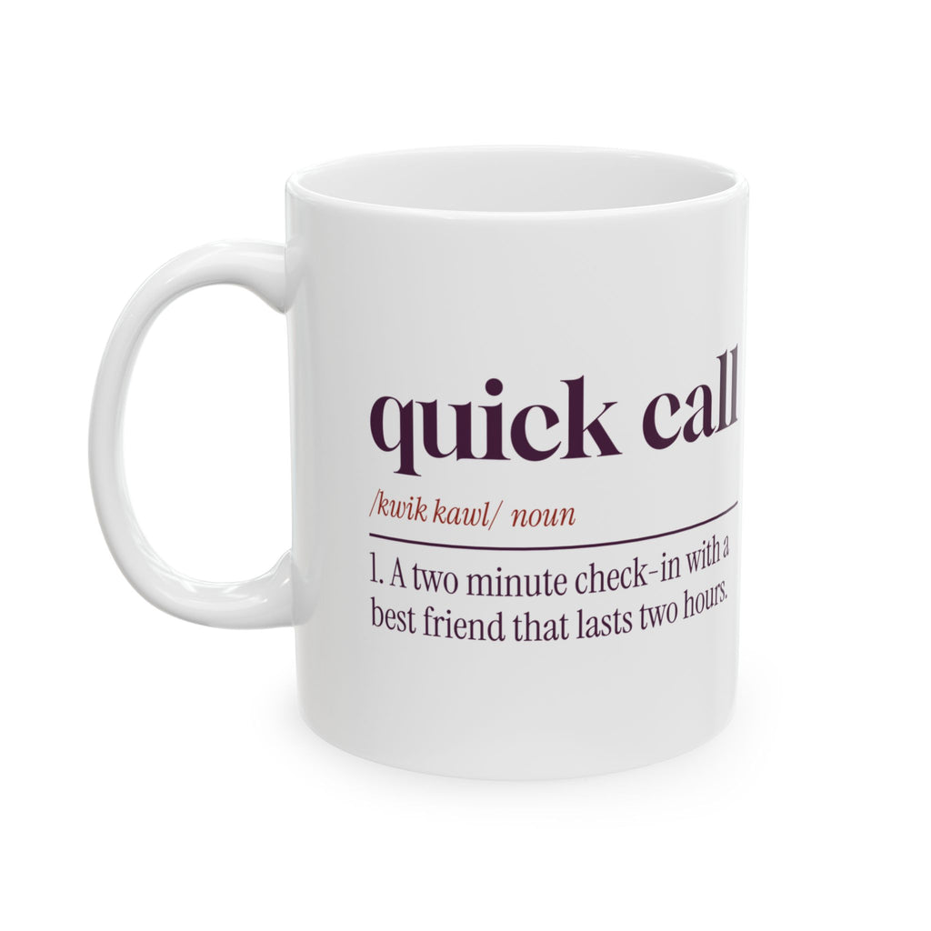 Funny Bestie Coffee Mug Quick Call Dictionary Definition For BFF