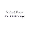 Funny Christmas Nurse Sticker Christmas Is Whenever The Schedule Says