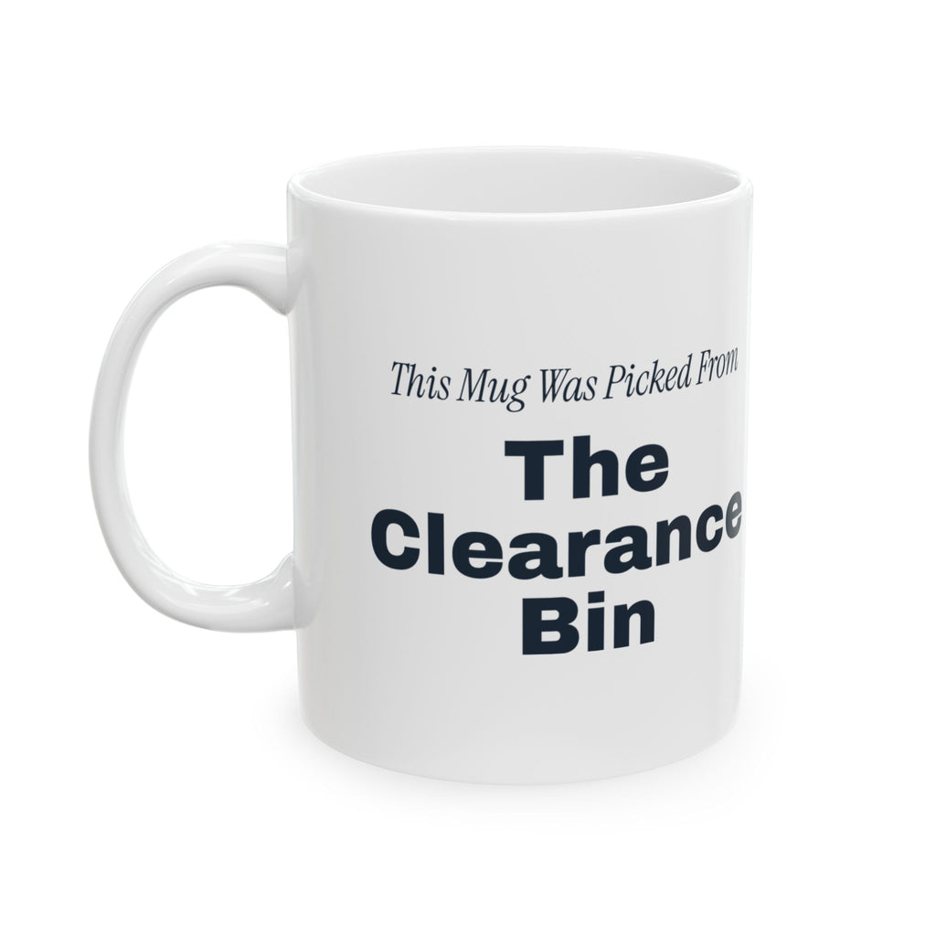 Funny White Elephant Coffee Mug Picked From The Clearance Bin