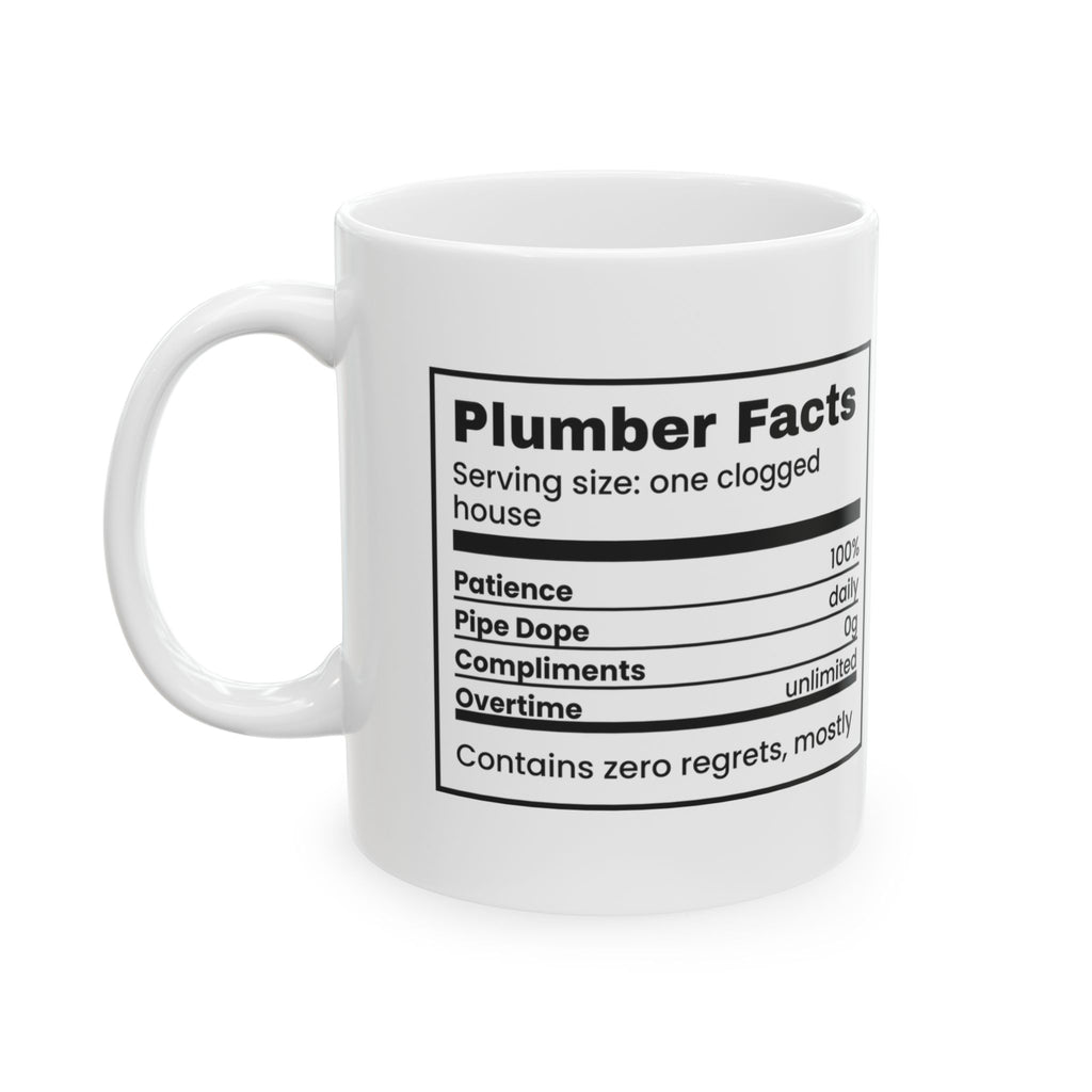 Plumber Facts Coffee Mug For Dad