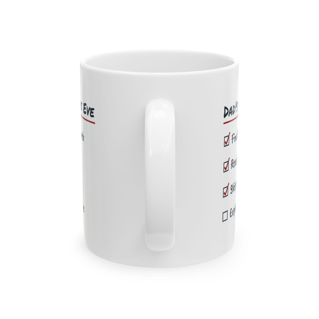 Funny Christmas Coffee Mug Dad's Christmas Eve Toy Assembly List