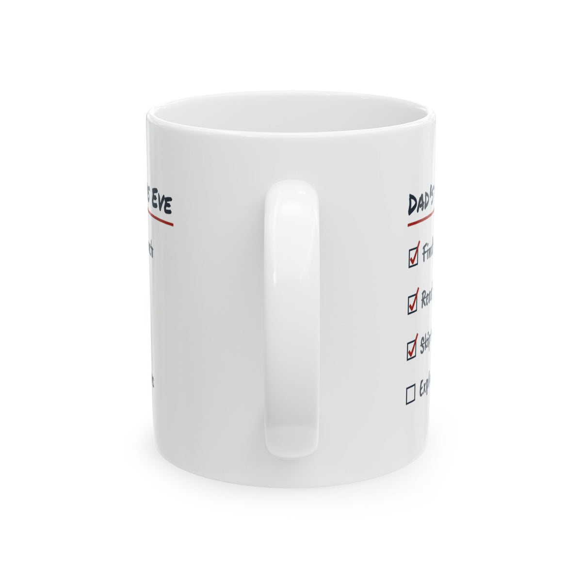 Funny Christmas Coffee Mug Dad's Christmas Eve Toy Assembly List