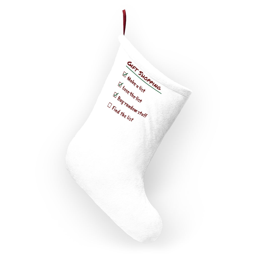 Funny Christmas Shopping Christmas Stocking Lose The List Find It December