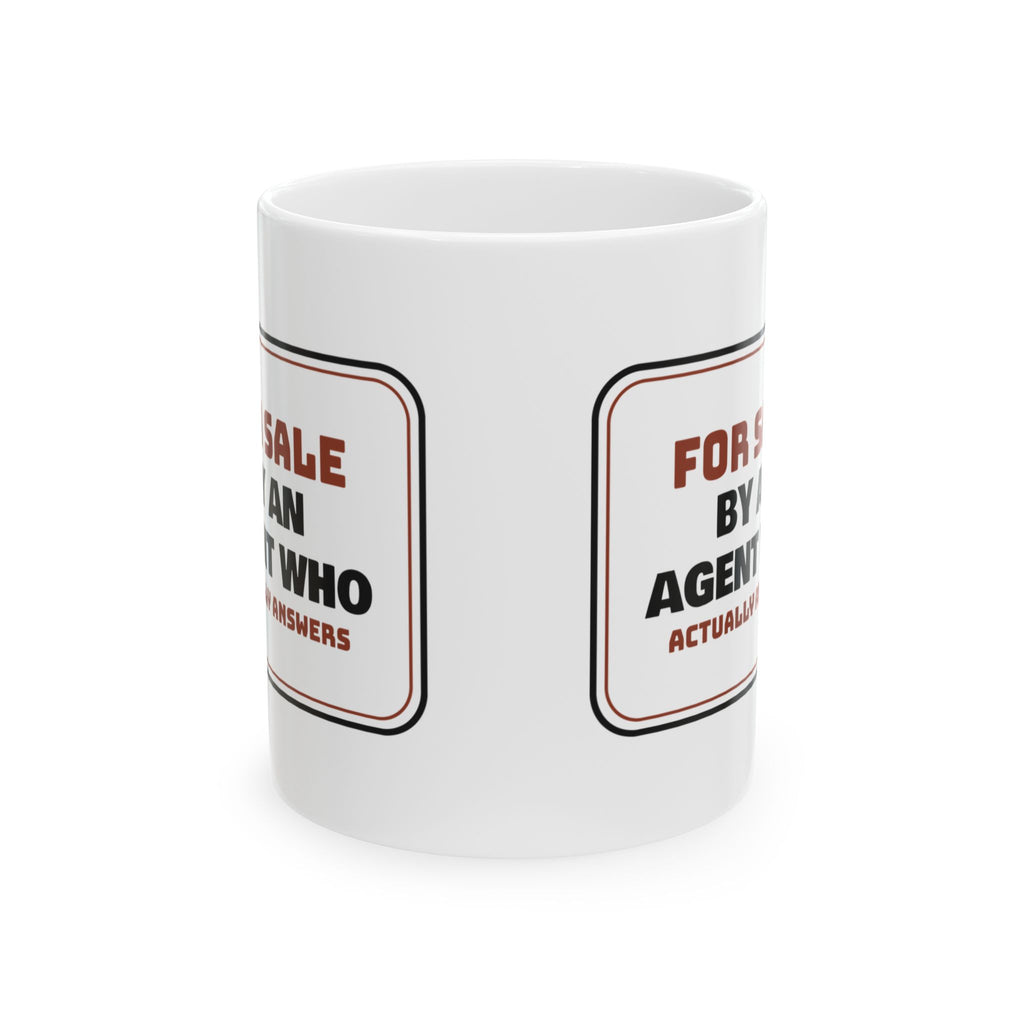 Real Estate Agent Coffee Mug An Agent Who Actually Answers