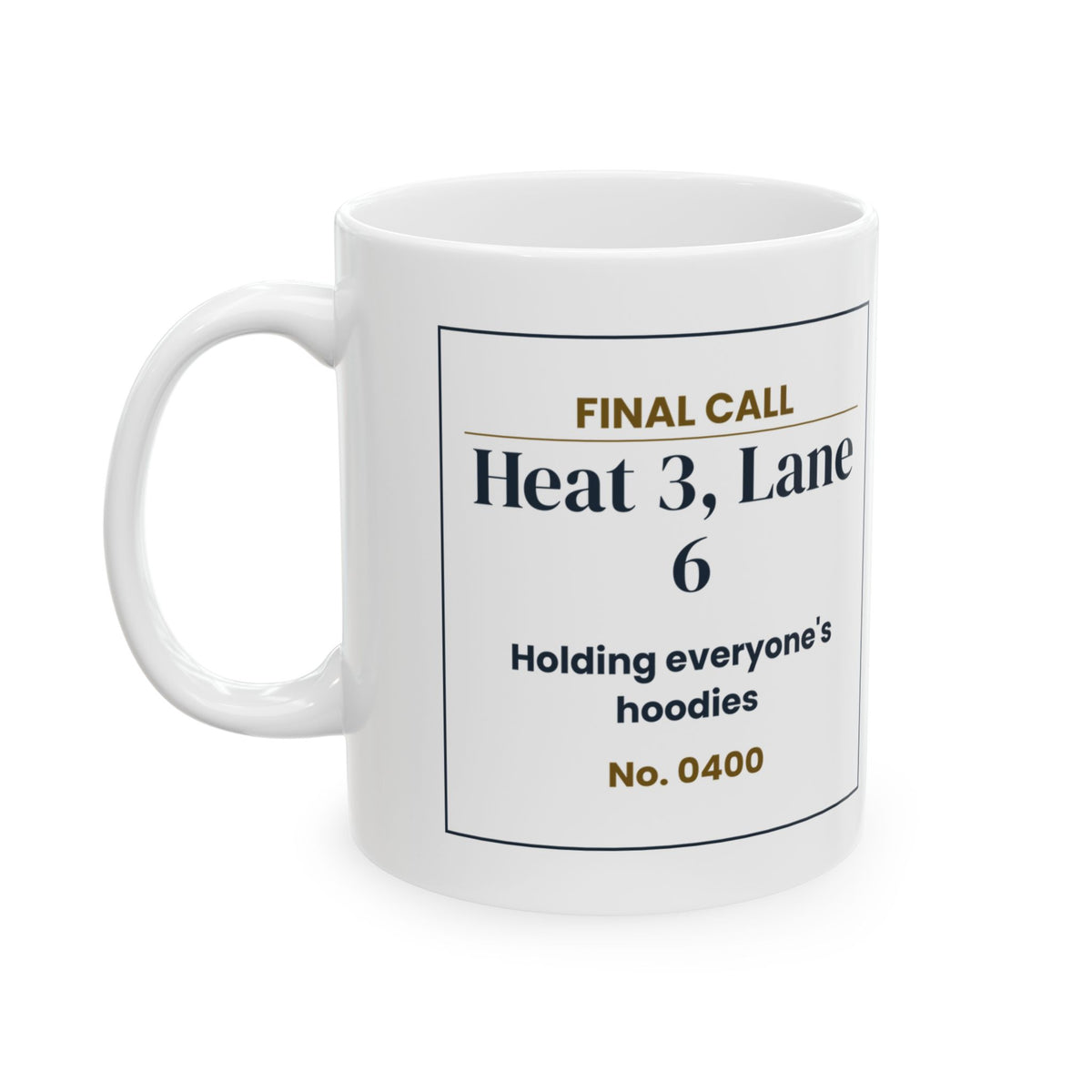 Funny Track Mom Coffee Mug Heat 3 Lane 6 Ticket For Track Parents