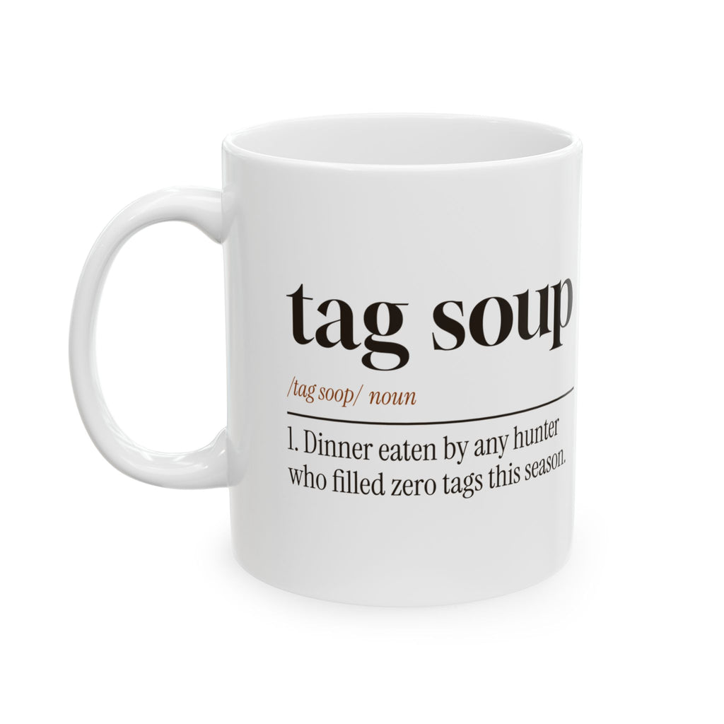 Tag Soup Coffee Mug, Definition For Hunters
