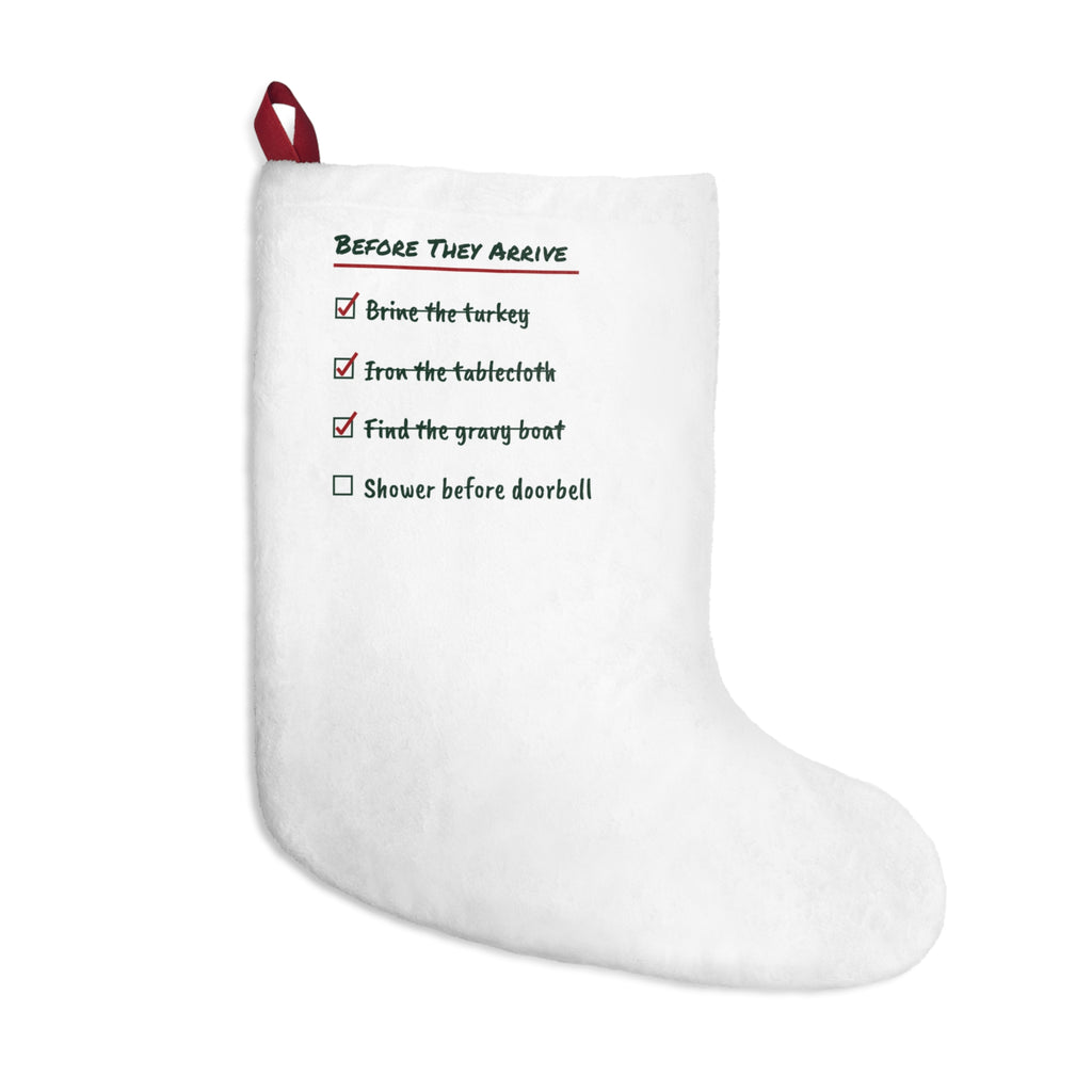 Funny Christmas Stocking Before They Arrive Checklist For Hosts