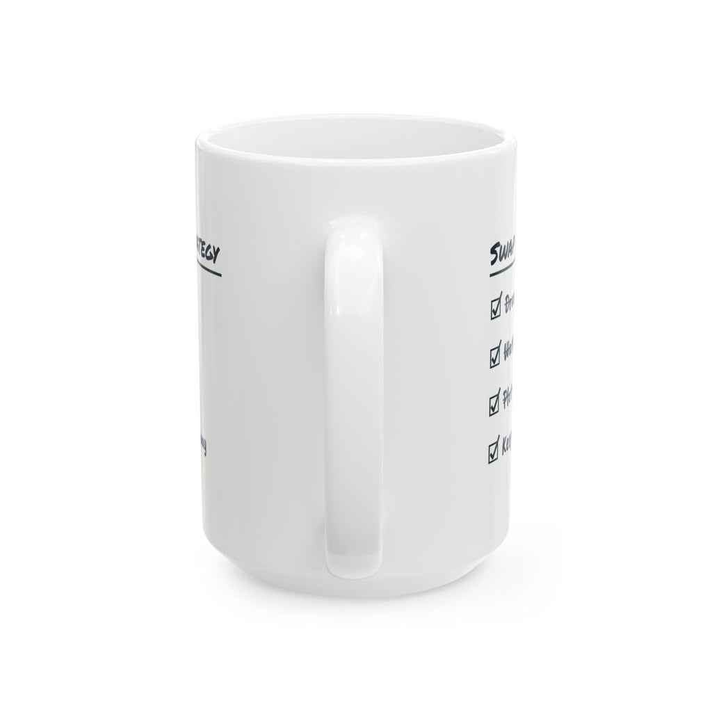 Funny White Elephant Coffee Mug Swap Night Strategy Checklist