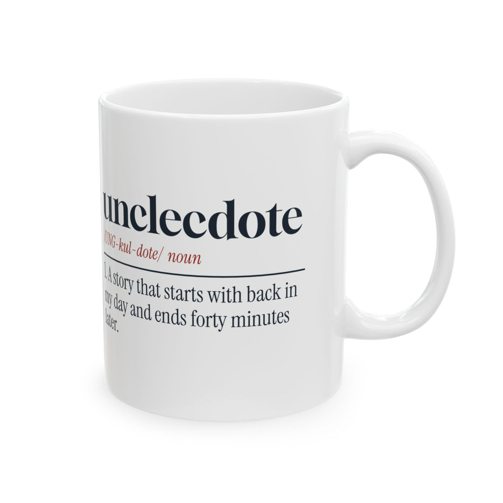 Funny Uncle Coffee Mug Unclecdote Dictionary Definition