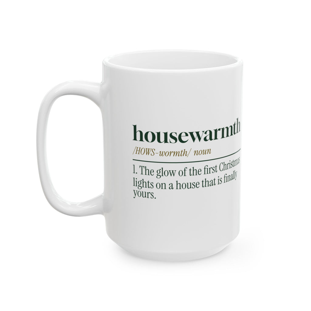 Christmas Coffee Mug Housewarmth Dictionary Definition New House