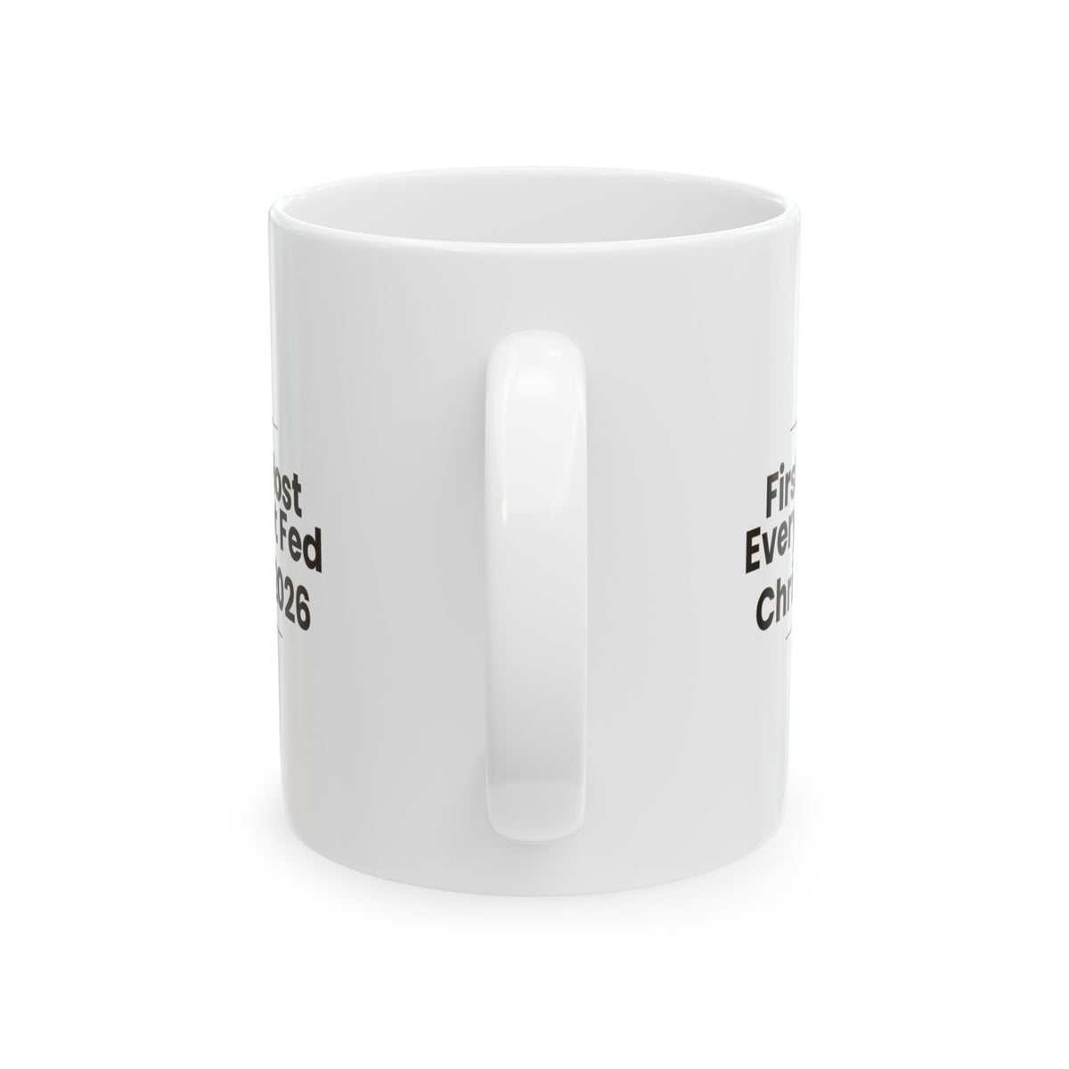 Christmas Hosting Coffee Mug First Time Host Everyone Got Fed 2026